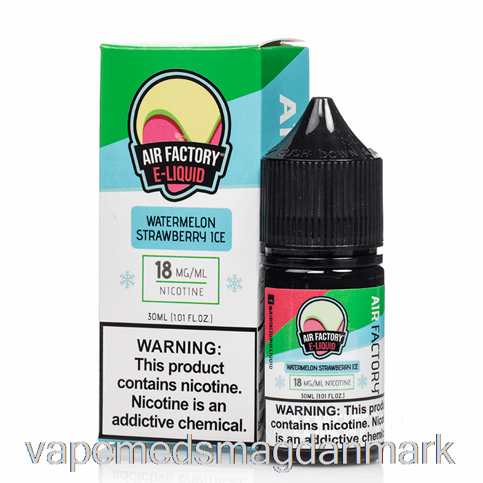 Vape Uden Nikotin Vandmelon Jordbæris - Luftfabrikssalte - 30ml 36mg